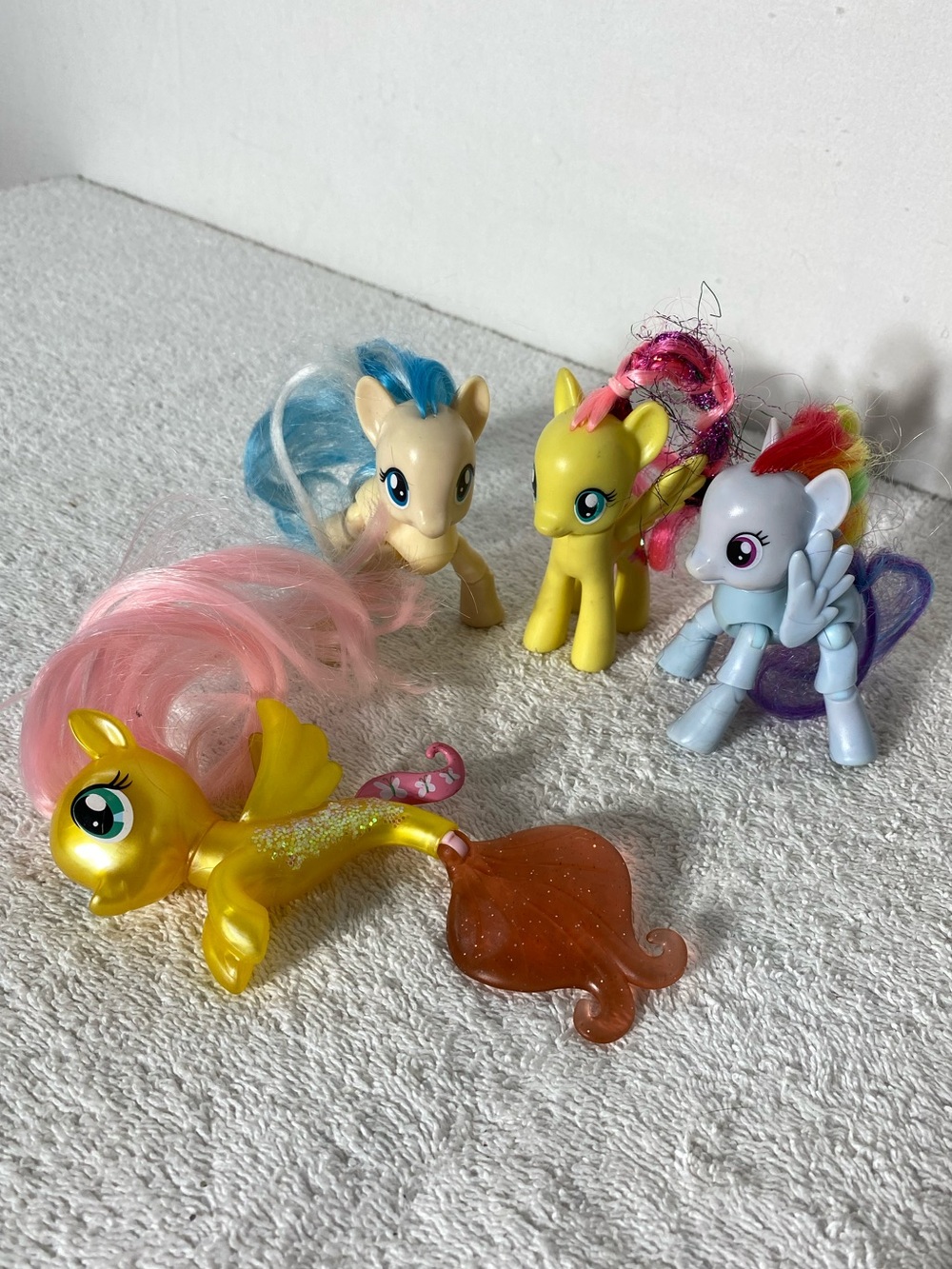 My Little Pony G4 Toy Lot Fluttershy Seapony Rainbow Dash Loose Figures